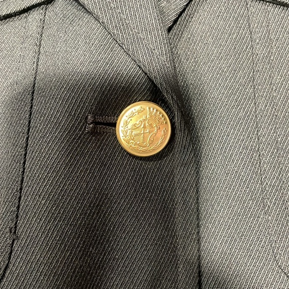 Ladies olive green military style jacket. - Picture 4 of 6